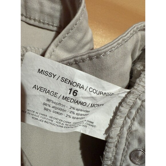 Bandolino Womens Jeans Plus 16 Beige Lisbeth Bottoms Pants Basic Solid - Picture 4 of 7